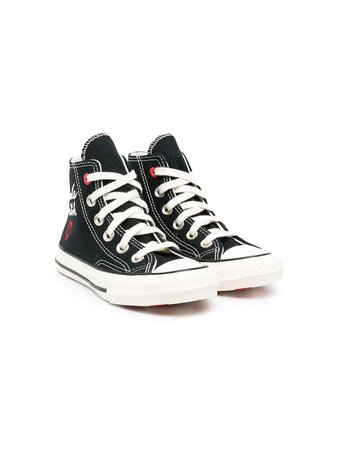 Shop black Converse Kids Valentine's Day Chuck 70 sneakers with Express Delivery - Farfetch
