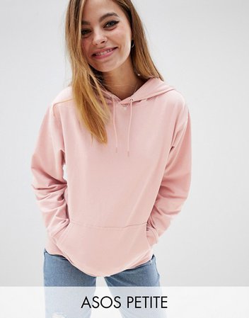 ASOS Petite | ASOS DESIGN Petite ultimate hoodie in pink