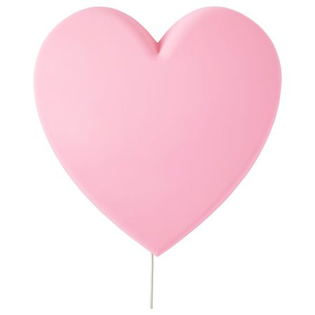 UPPLYST Led-wandlamp, hart roze - IKEA
