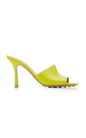 Stretch Leather Slide Sandals By Bottega Veneta | Moda Operandi