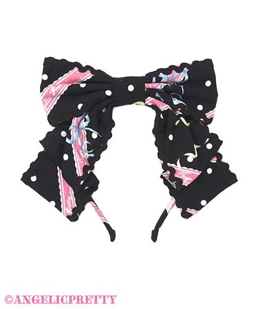 MELODY TOYS Head Bow (2021) by Angelic Pretty
