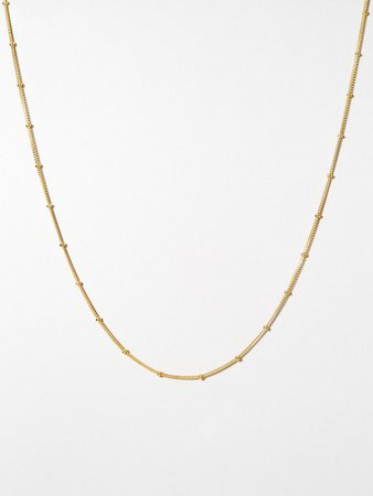 ana luisa small ball chain necklace