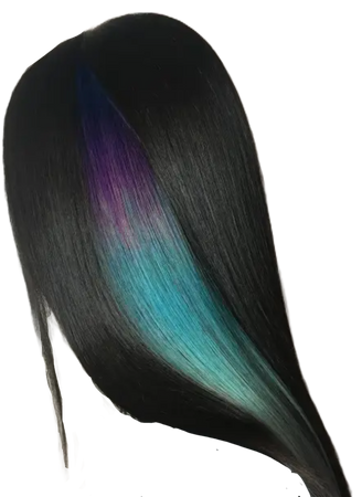 peacock hair