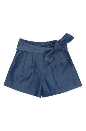 Habitual Girl Rhyan Tie Front Shorts (Toddler Girls & Little Girls) | Nordstrom