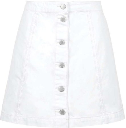 Button Front white skirt - Pesquisa Google