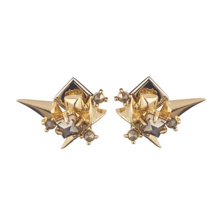 Golden Studded Post Earring – ALEXIS BITTAR