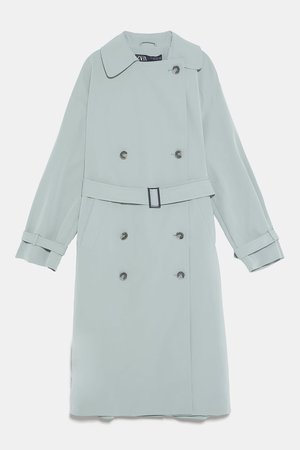 BELTED TRENCH COAT - NEW IN-WOMAN | ZARA United States green