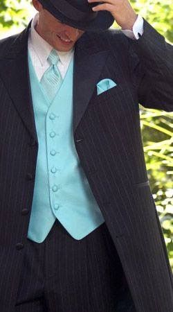 Black & Turquoise Tux