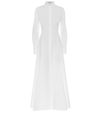 White Cotton Shirt Dress | Alaïa - Mytheresa