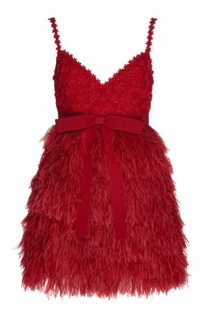 Andrew Gn red dress 30