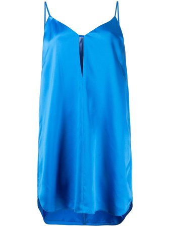 Michelle Mason slip silk mini dress - FARFETCH