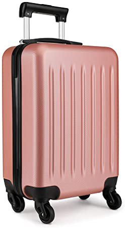 Kono Light Weight Medium 24” Hard Shell Suitcase 4 Spinner Wheels ABS Luggage Travel Trolley Case (24", Nude): Amazon.co.uk: Luggage