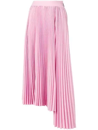 MSGM Asymmetric Pleated Skirt - Farfetch
