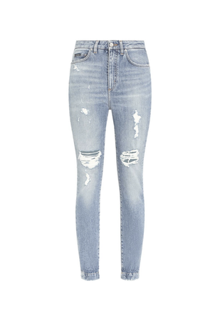 Dolce & Gabbana distressed skinny jeans