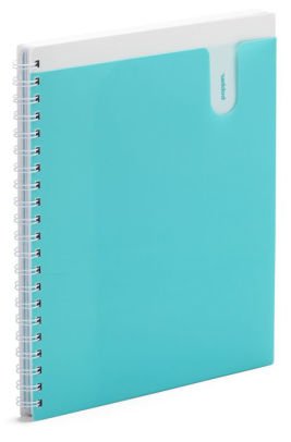 Poppin Aqua 1-Subject Pocket Spiral Ruled Notebook | 846680042356 | Item | Barnes & Noble®