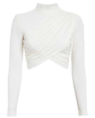 Significant Other Momentary Wrap Crop Top | INTERMIX®