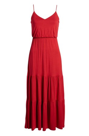 All in Favor Tiered Cami Maxi Dress | Nordstrom