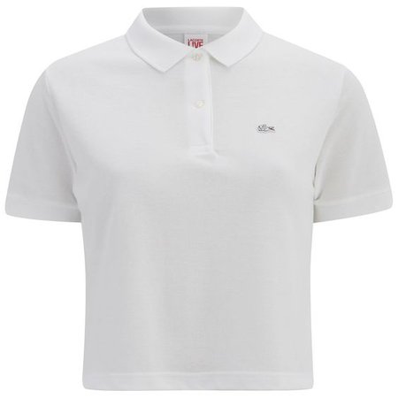 Lacoste Live Women's Cropped Polo Shirt