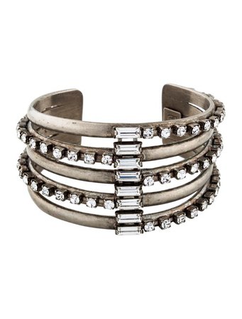 Dannijo Crystal Cuff - Bracelets - W1J22019 | The RealReal