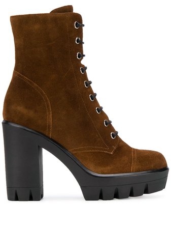 Giuseppe Zanotti Lace-Up Suede Boots