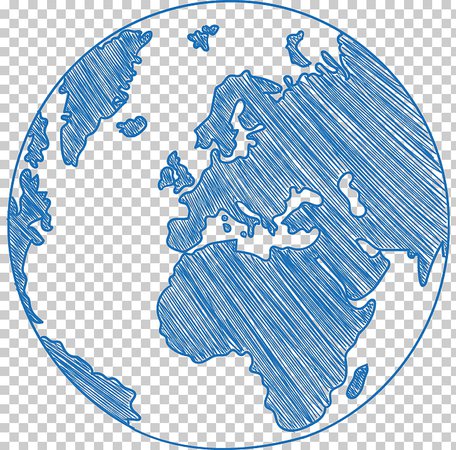 Social science Resource Investment Euclidean , Hand-painted blue Earth, blue earth illustration PNG clipart | free cliparts | UIHere