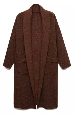 MANGO Oversize Knit Coat | Nordstrom