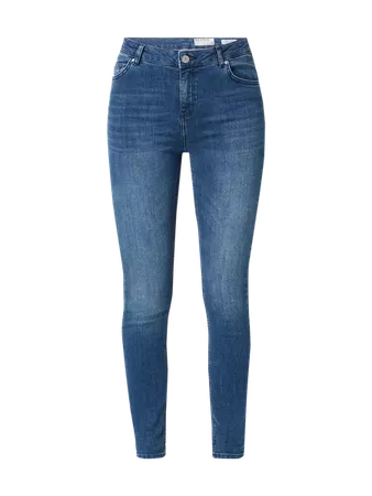 REVIEW Stone Washed High Waist Jeans in Blau / Türkis online kaufen (9820341) ▷ P&C Online Shop