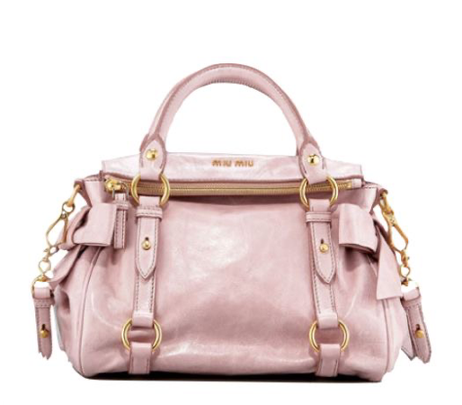 pink miu miu bag purse gold