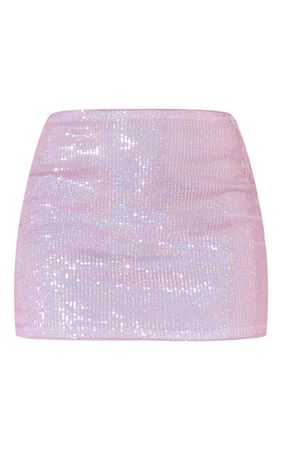 Silver Glitter Diamante Lace Up Mini Skirt | PrettyLittleThing AUS