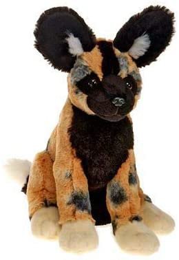 Amazon.com: Wildlife Tree 10 Inch Stuffed Wild Dog Plush Animal African Safari Collection: Toys & Games