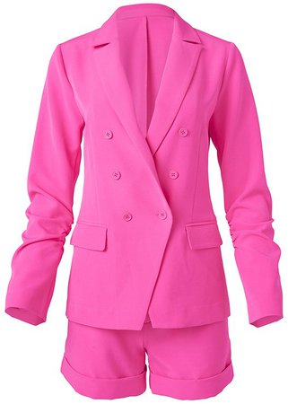Hot Pink Short Suit Set | VENUS