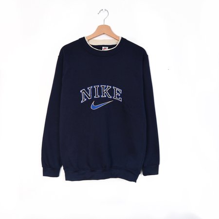 navy nike spell out sweatshirt - Google Search