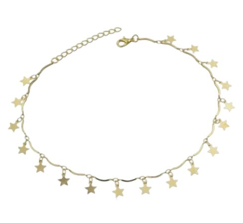 gold star necklace