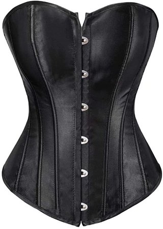 Amazon.com: Leather Corsets for Women Bustier Lingerie Top Punk Rock Waist Cincher Basque Halloween Costume: Clothing