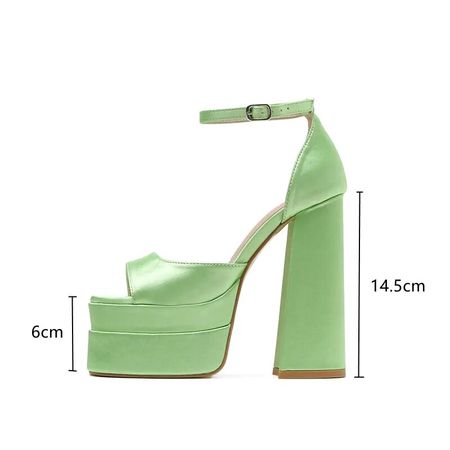 Ins style Brand Women Sandals Fashion Satin Platform Wedges Thick High heels Gladiator Sandals Summer Female Party Prom Shoes - AliExpress