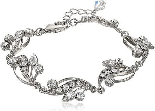 Amazon.com: 1928 Bridal Crystal Fantasy Bracelet: Jewelry