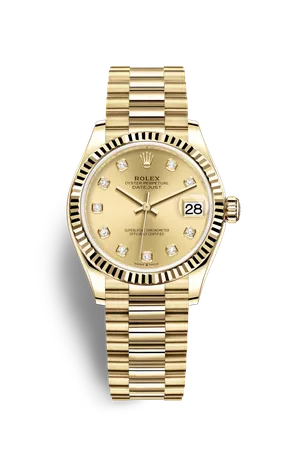 Rolex Datejust 31 Watch: 18 ct yellow gold - M278278-0009