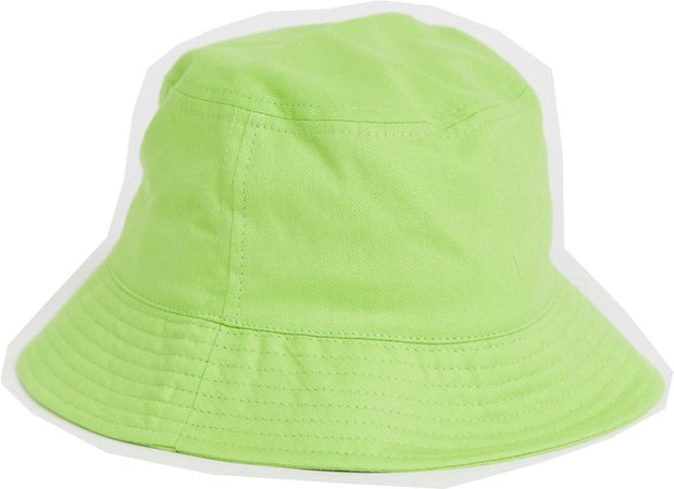 neon green bucket hat