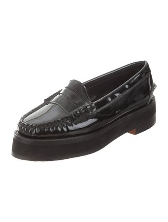 Alejandro Ingelmo Patent Leather Round-Toe Loafers - Shoes - WA620943 | The RealReal