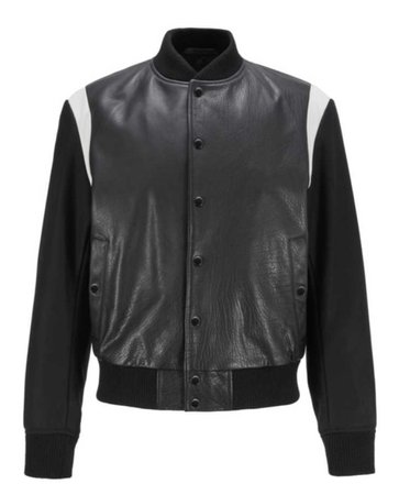 Boss Hugo Boss Bomber jacket in buffalo leather with star motif