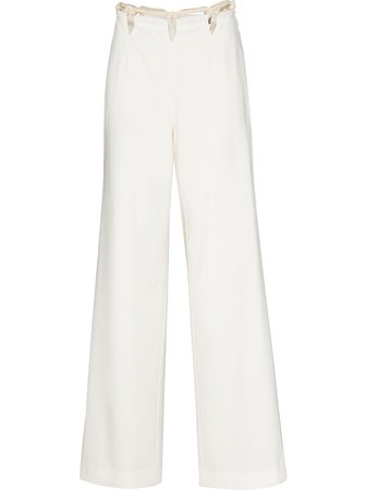 Dion Lee rope-detailing wide-leg Trousers