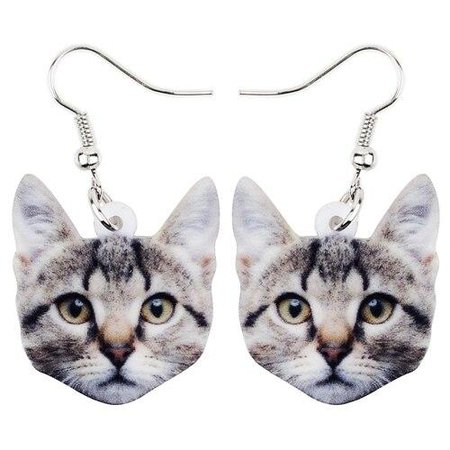 Cat Face Dangle Earrings | Own Saviour