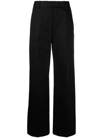 There Was One high-waisted Tailored Cotton Trousers - Farfetch
