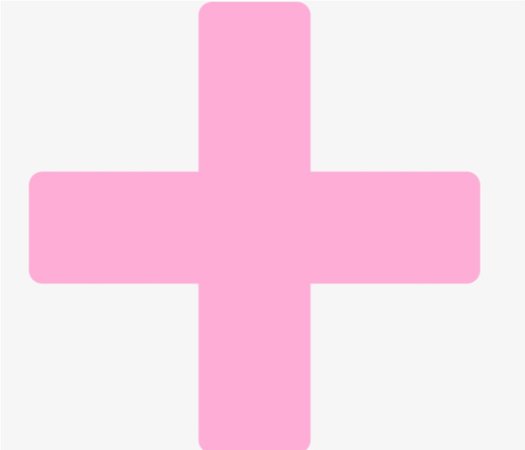 pink plus symbol