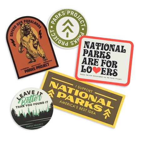 National Parks Advocate Sticker Pack | Parks Project | Alt National Park Gifts