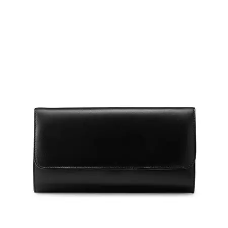 85CLUTCH Clutch Bag in Black Leather | Russell & Bromley