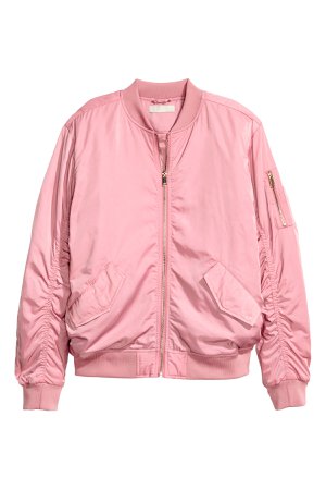 Oversized Bomber Jacket | Pink | SALE | H&M US