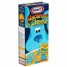 Blues clues Mac and cheese kraft discontinued nostalgia
