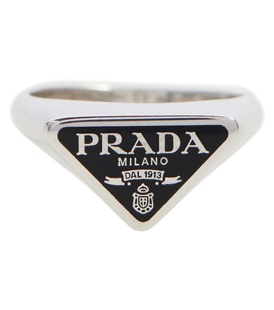 Prada - Symbole sterling silver ring | Mytheresa