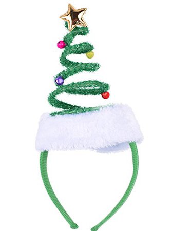 Springy Christmas Headband With Bells - One Size Fits Most - ADJOY | WantItAll